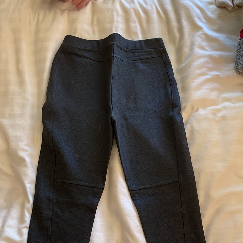 Charcoal gray leggings. Heavy rayon blend. M. Brand unknown - Picture 3 of 4